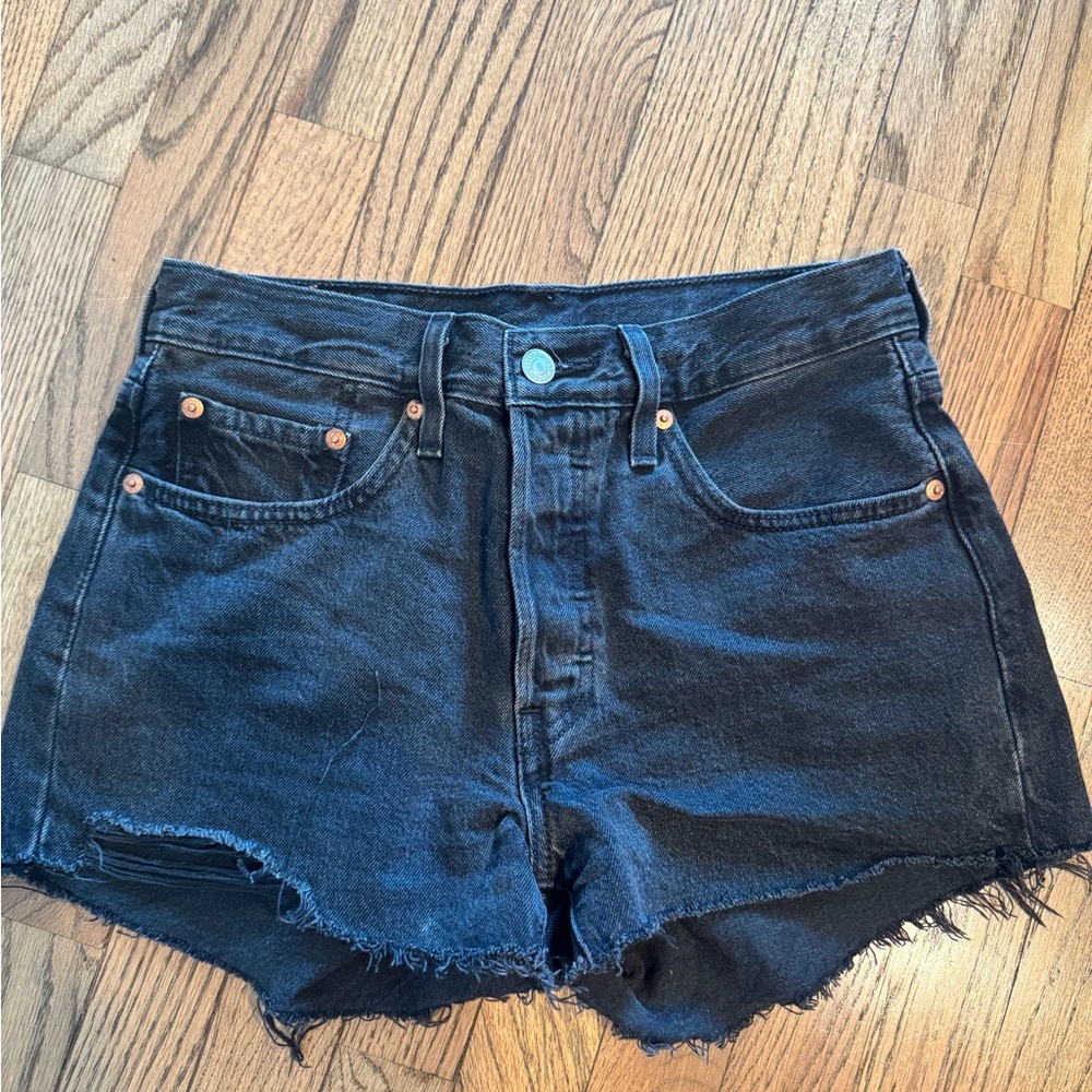 501 Original Fit High Rise Women’s Shorts Black